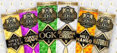 Billionaire Hemp Wraps (Assorted Flavors)