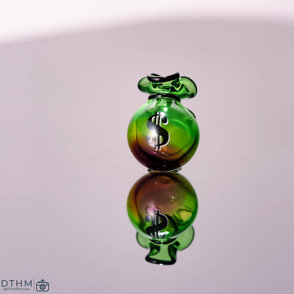 Just Another Glass Blower Money Bag Pendant (Assorted Colors) - SSG