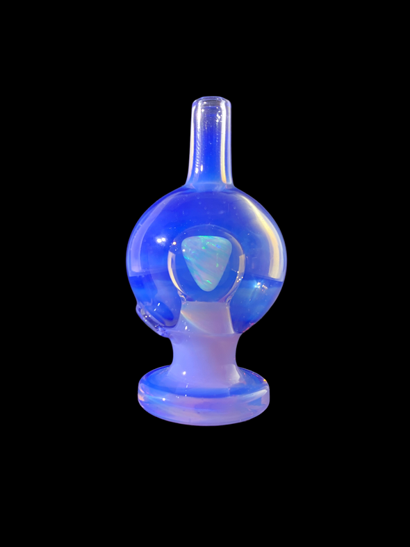 Soup Glass Full Color Encased Opal Bubble Cap (Assorted Colors)