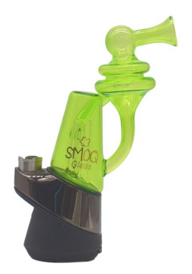 Smoq Glass Green Recycler Puffco Peak Attachment