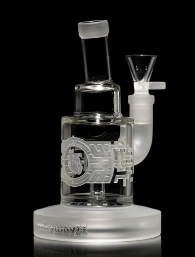 Milkyway Glass Bio-Mark Pulse 6″ Dab Rig (Assorted Colors)