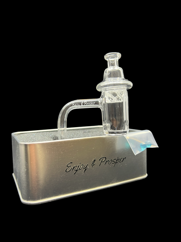 Enjoy and Prosper Glass 25mm Banger Spinner Set (14mm 90*)