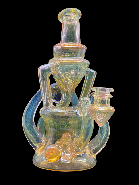 STF Glass Fully Fumed Recycler (With Horns) #9