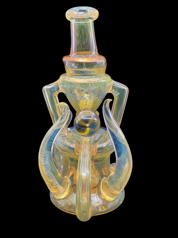 STF Glass Fully Fumed Recycler (With Horns) #9