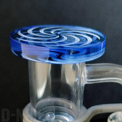 Double-Channel Boro Lens Cap – Premium Borosilicate Glass Carb Cap for Enhanced Airflow and Optimized Vaporization