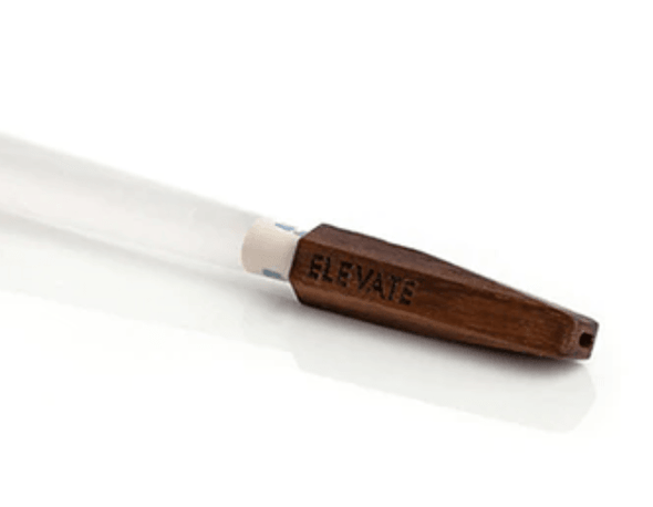 Ergonomic Reusable Wooden Tip: Elevate, Hand-Crafted, Carrying Case, Compatible with Two Standard Cones, Eco-Conscious Smokers.