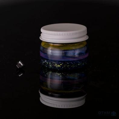 Freeek Glass Encalmo Jars: Handcrafted storage, unique encalmo designs, secure storage, assorted colors, durable glass