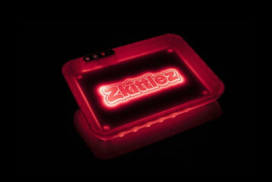 Glow Tray x Zkittlez | Illuminated Rolling Tray | Assorted Colors: LED Lighting, Built-in Illumination, Rolling in Any Lighting, Vibrant Color Options, Assorted Designs, Personalized Touch, Durable and Lightweight, Crafted for Portability, Long-Term Use, Rechargeable Battery, Easy to Recharge, Continuous Use, Official Zkittlez Collaboration, Stylish and Functional Accessory, Your Rolling Needs.
