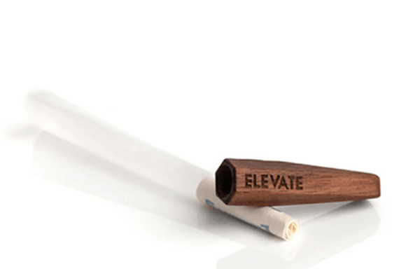 Hand-Crafted Wooden Cone Tip: Elevate, Premium Wood, Ergonomic and Reusable, Carrying Case, Compatible with Two Standard Cones, Eco-Conscious Smokers.