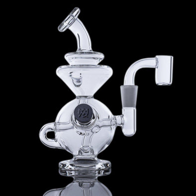 Mjarsenal Mini Jig Mini Rig - Compact & Durable: Designed for Portability, Powerful Performance, Compact Size, Easy to Handle, Transport, Built-in Storage System, Enhanced Convenience, Crafted from Durable Borosilicate Glass, Long-Lasting Use, Perfect for Anyone Seeking a High-Functioning and Travel-Friendly Mini Rig.