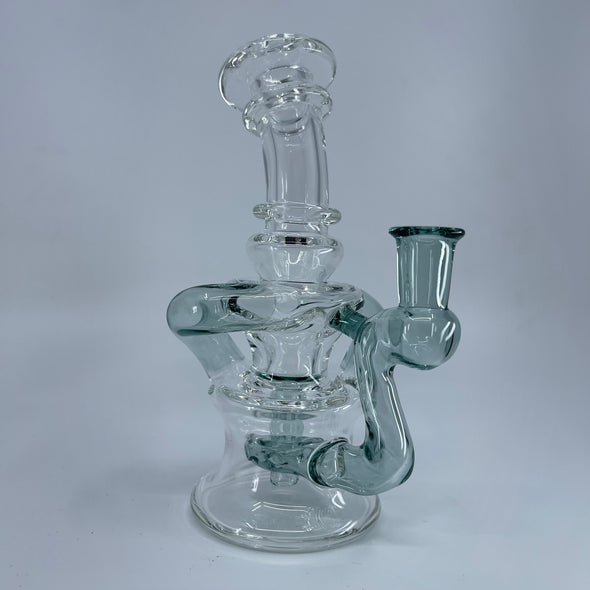 Scott Ratner Glass Donut Perc Incycler, Raindrop Color, Superior Filtration, Smooth Hits, Ultimate Concentrate Experience