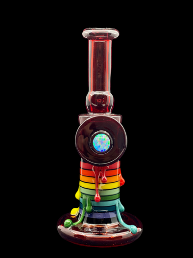 Skrillinger Glass Candle Pomegranate: Pomegranate Dab Tool, Enhanced Flavor, Efficient Dabbing, High-Quality Glass