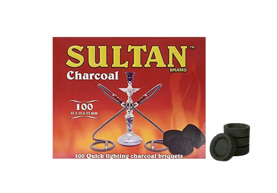 Sultan Hookah Charcoal - Quick-Lighting Premium Coal Tablet - SSG - $10.49