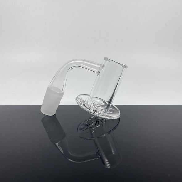 Temple Quartz Blender Banger: High-Quality Quartz, Even Heat Distribution, Multiple Sizes, Enhanced Vaporization, Durable and Easy to Clean, Premium Performance Dabbing