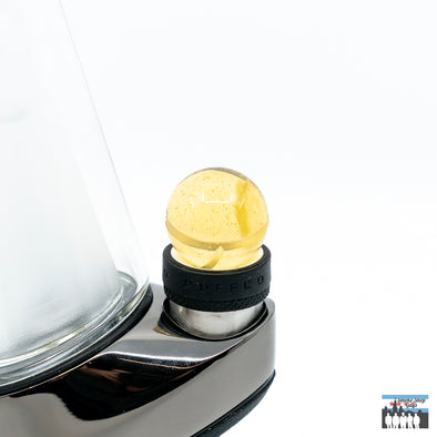 Terp Sphere CFL Peak Vortex Marble Carb Cap - Dynamic Aesthetic: Add Elegance and Functionality, CFL Reactive Design, Changes Colors Under Specific Lighting, Vortex Airflow, Enhanced Vapor Production, Handcrafted with Premium Materials, Durability, Ideal for Puffco Peak Users, Upgrade Their Setup.