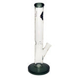 TI-Ten 12-Inch Straight Tube Bong: Minimalist Design, Durable Glass, Removable Downstem, Compact Bong, Smooth Smoking